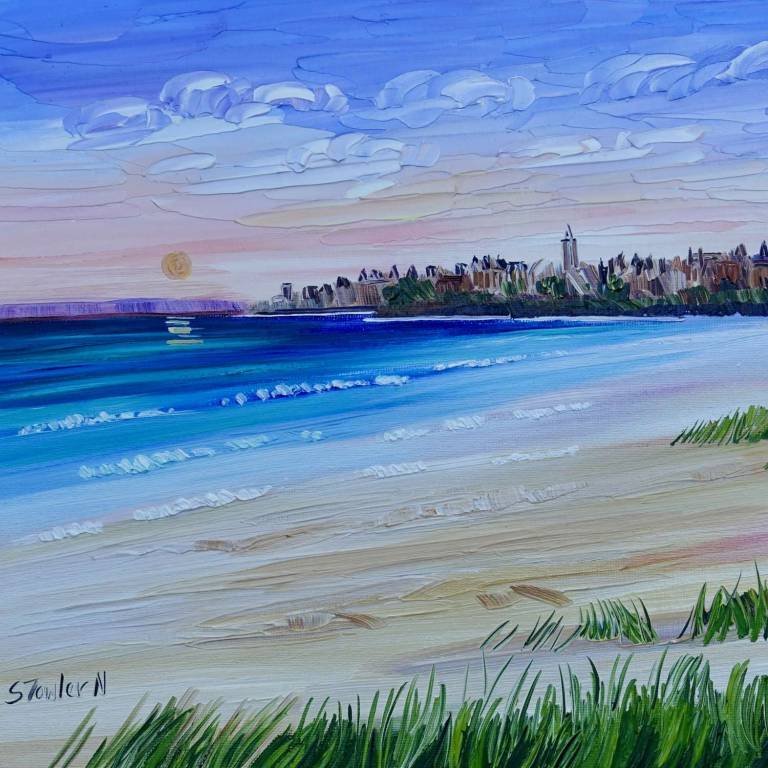 Early Evening West Sands St Andrews - Sheila Fowler