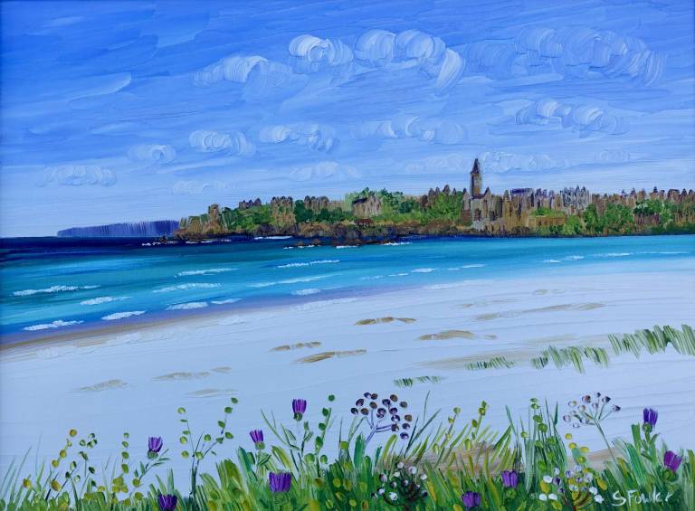 West Sands Summer St Andrews - Sheila Fowler