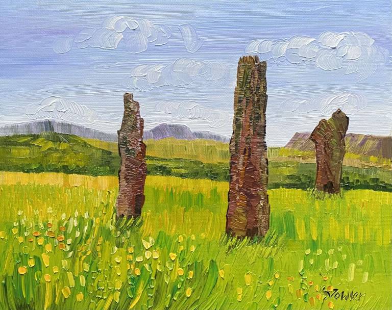 Standing Stones, Machrie, Arran - Sheila Fowler