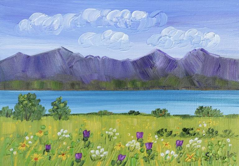 Arran from West Kilbride - Sheila Fowler