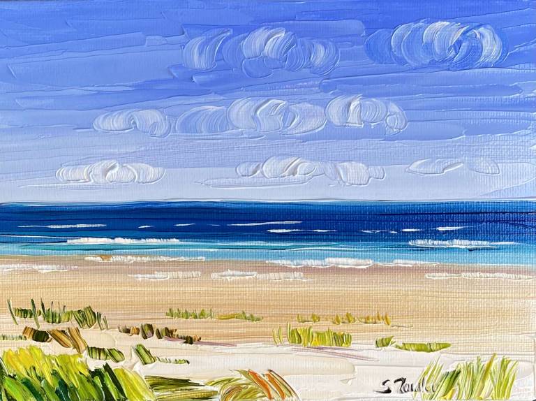 West Sands St Andrews (18 x 13cm) SOLD - Sheila Fowler