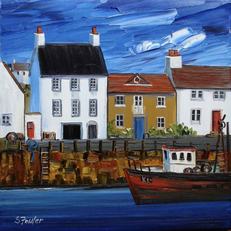 4 x GREETINGS CARDS OF ST. ANDREWS AND EAST NEUK - Sheila Fowler