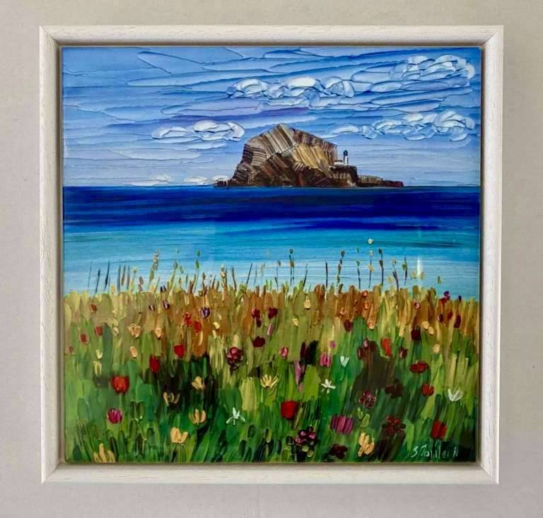 Wildflowers at Bass Rock - Sheila Fowler