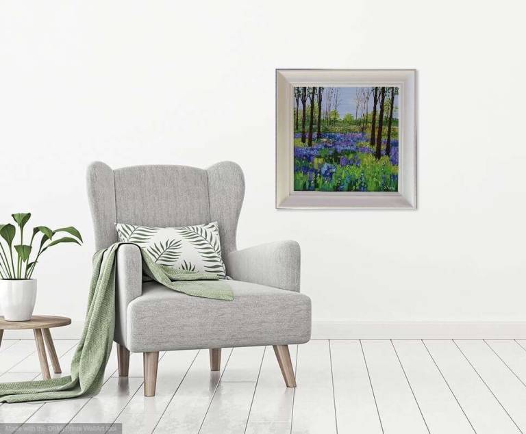 Woodland Bluebells SOLD - Sheila Fowler