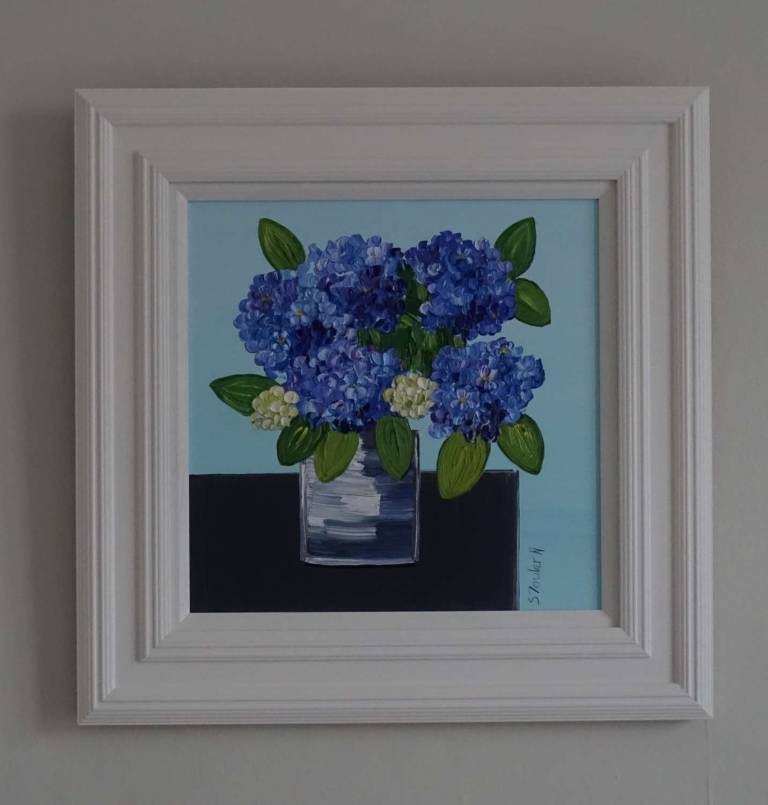 Blue Hydrangeas - Sheila Fowler