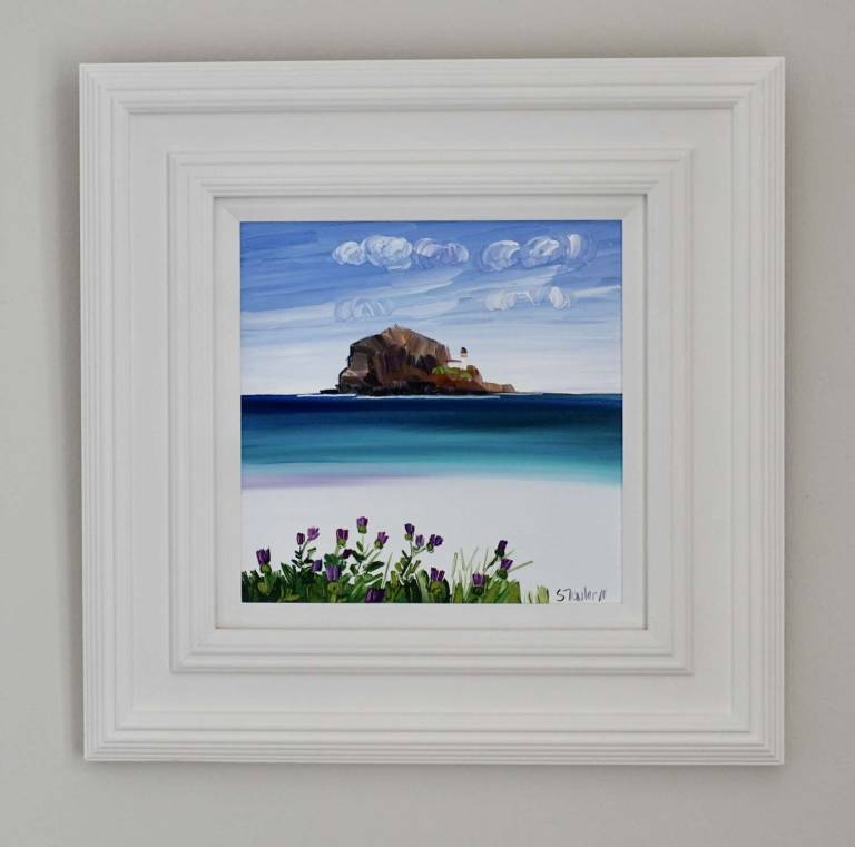Bass Rock and Thistles SOLD - Sheila Fowler