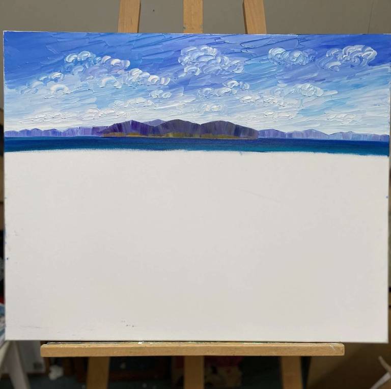 Seascape Commission (Click to see commission stages) - Sheila Fowler