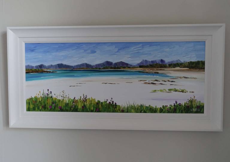 White Sands and Machair Harris 80 x 30cm - Sheila Fowler