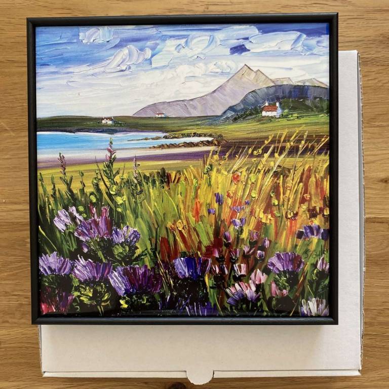 Wild Thistles Skye (large) - Sheila Fowler