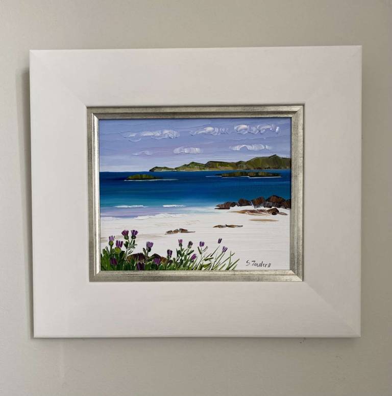 Wild Thistles, Isle of Coll SOLD - Sheila Fowler