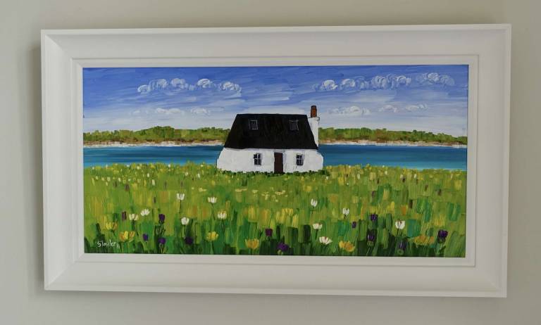 Cottage and Machair Tiree - Sheila Fowler