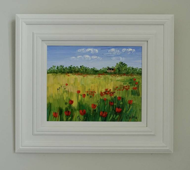Cottage and Poppies East Neuk - Sheila Fowler