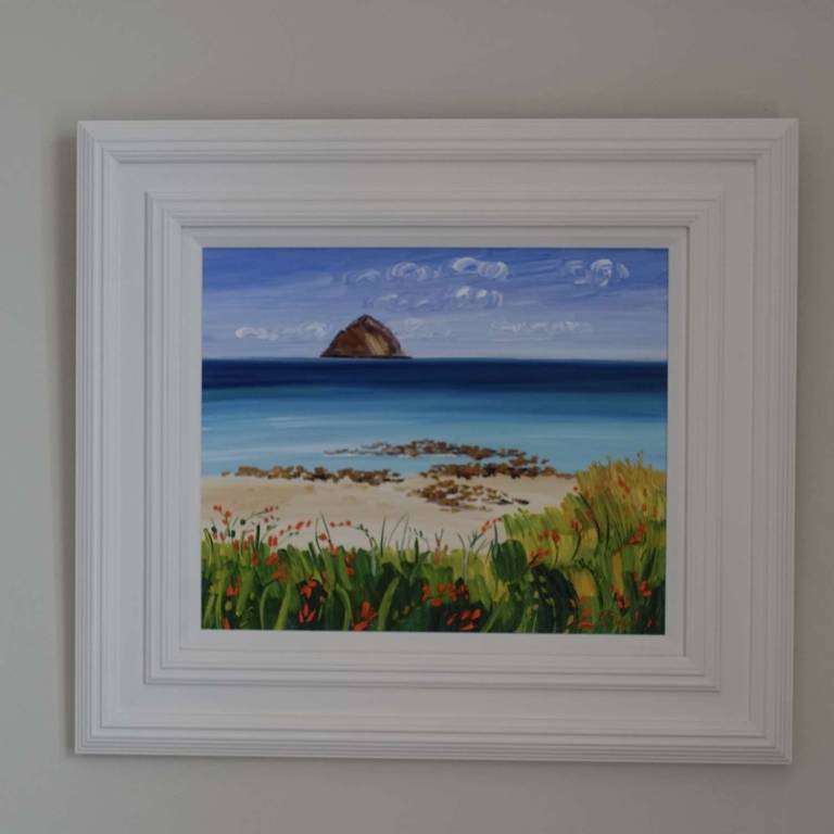 Ailsa Craig from Kildonan Beach SOLD - Sheila Fowler