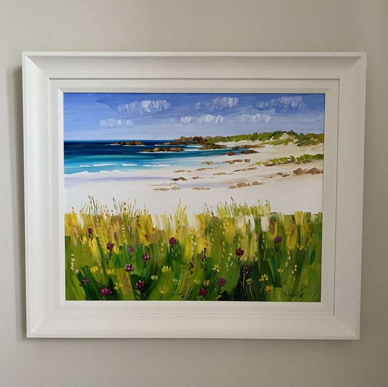 "Summer Memories Coll" 50 X 40cm UNFRAMED    STUDIO SALE - Sheila Fowler