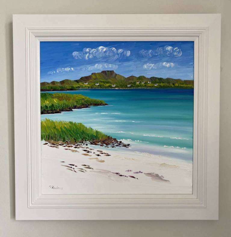 Coral Beach and Distant Cottages - Sheila Fowler