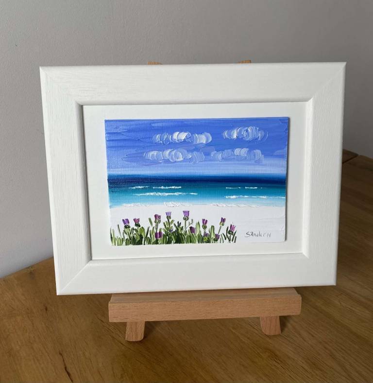 Thistles and Summer Clouds SOLD - Sheila Fowler