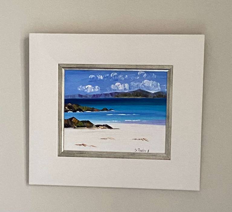 White Sand and Blue Sea Iona - Sheila Fowler