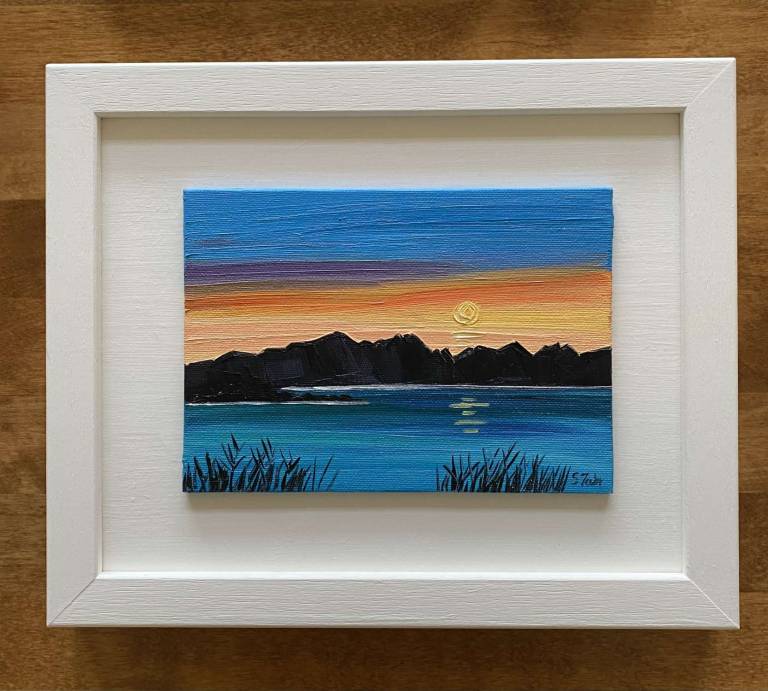 Arran Sunset   CHRISTMAS OFFER   RESERVED - Sheila Fowler