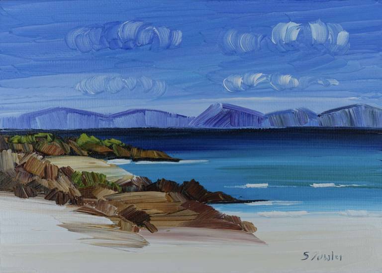 Beach Rocks Iona  CHRISTMAS OFFER  SOLD - Sheila Fowler