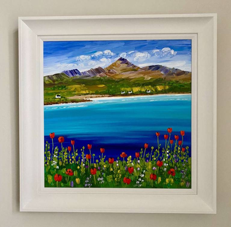 Poppies Brodick Bay   SOLD - Sheila Fowler
