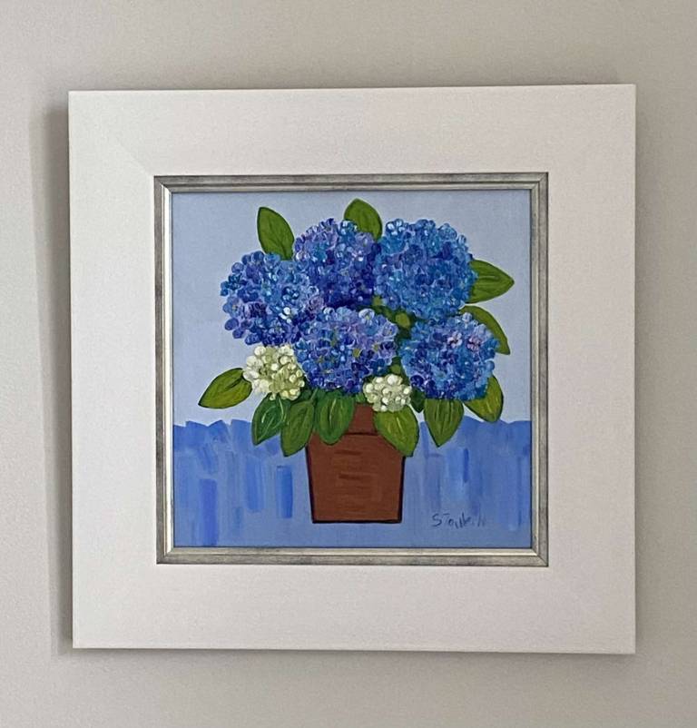 Blue Hydrangeas - Sheila Fowler