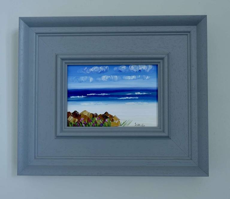 Beach Rocks and Summer Clouds Coll - Sheila Fowler
