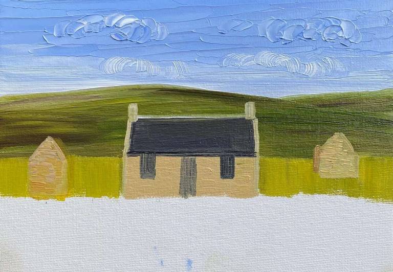 Orkney Cottage ( click to view stages) - Sheila Fowler