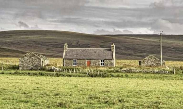 Orkney Cottage ( click to view stages) - Sheila Fowler