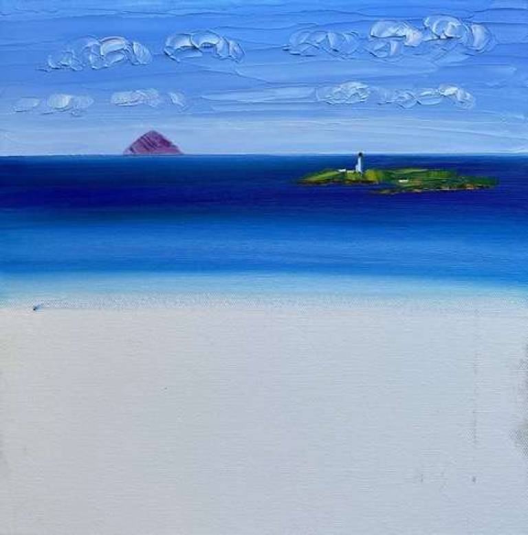 Path to Kildonan Beach  (click to  view commission stages) - Sheila Fowler