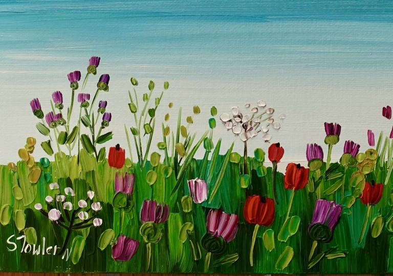 Wildflowers by The Sea - Sheila Fowler