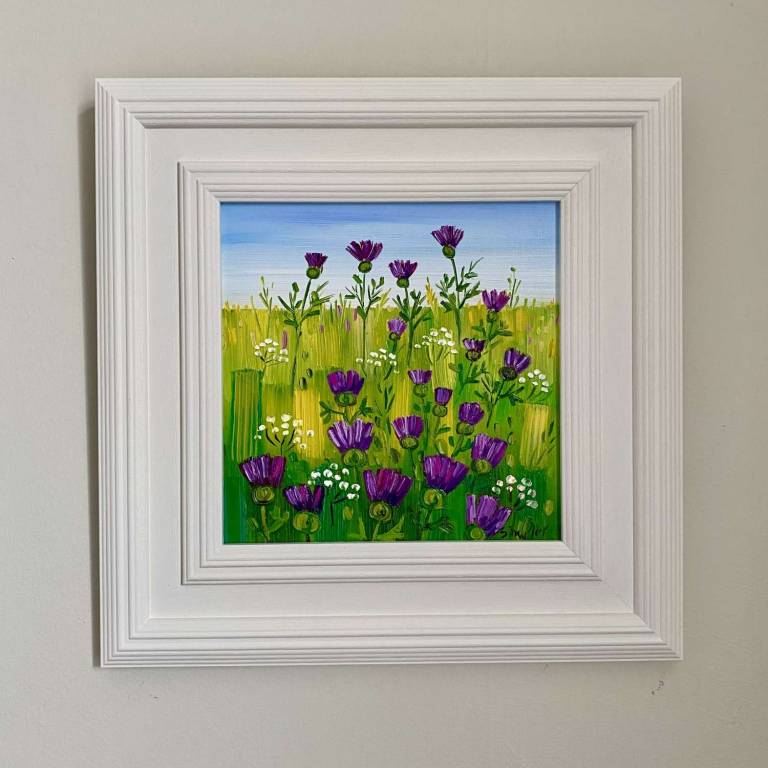Wild Thistles  SOLD - Sheila Fowler