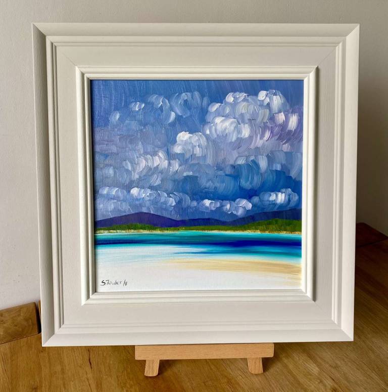 Rolling Clouds Hebrides (43 x 43cm) - Sheila Fowler