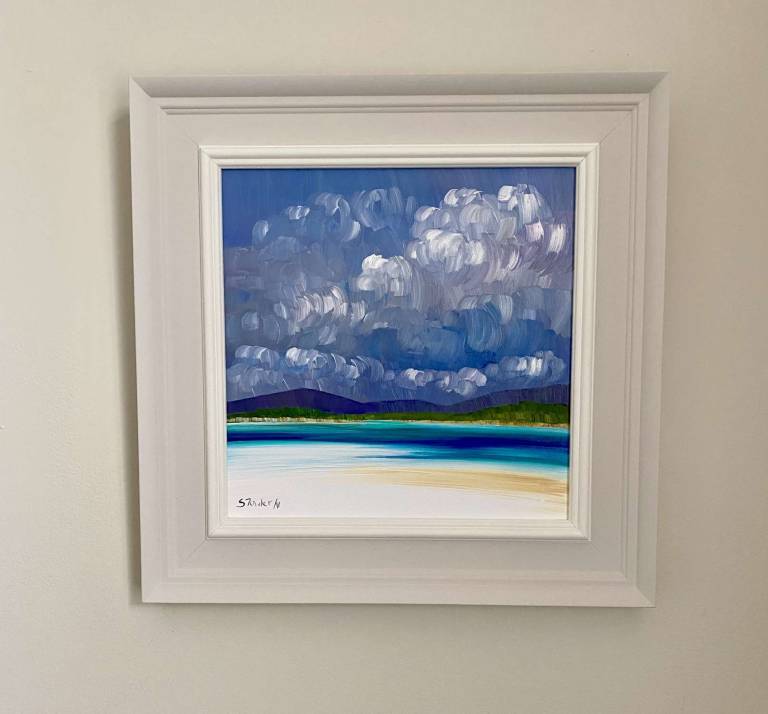 Rolling Clouds Hebrides (43 x 43cm) - Sheila Fowler