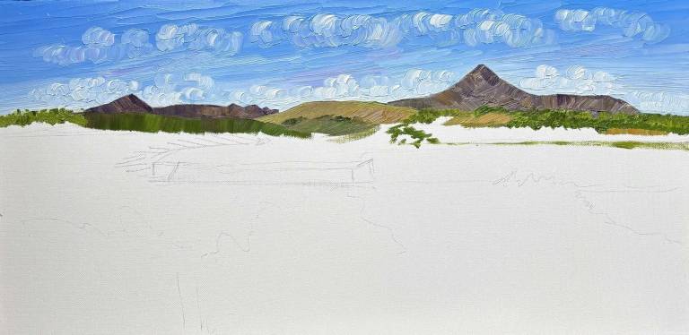Fisherman's Walk Brodick (click to see commission stages) - Sheila Fowler