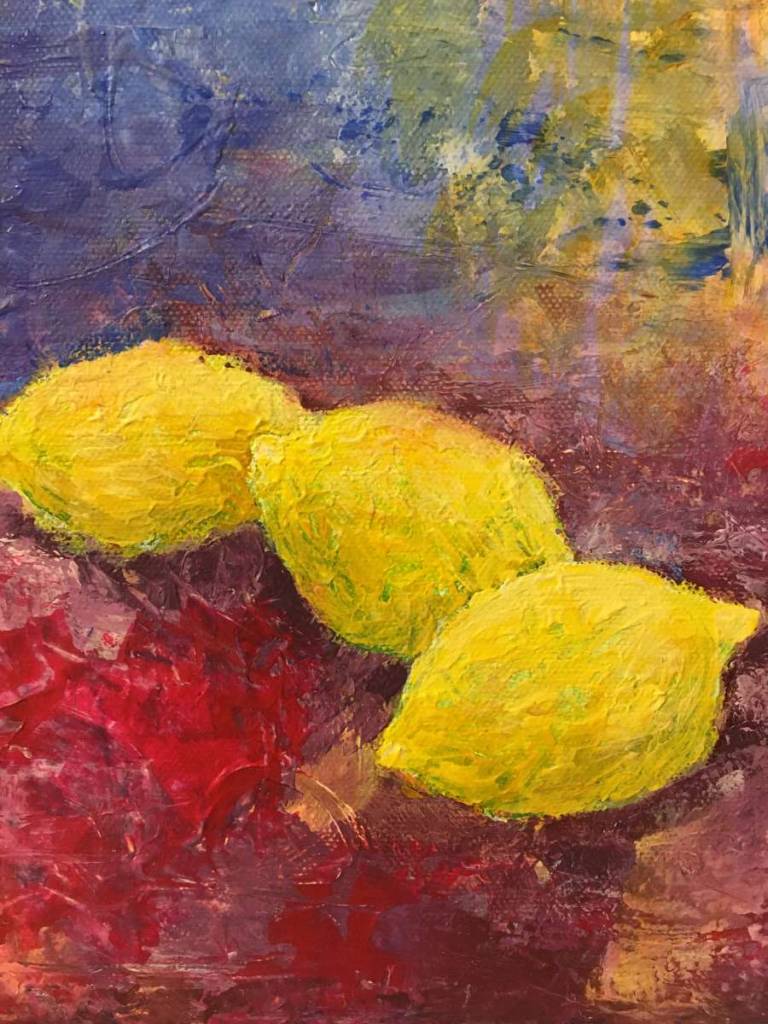 Lemons Three SOLD - Maria Rogers