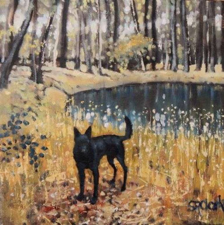 Bright Grass, Black Dog - Stella Clarke