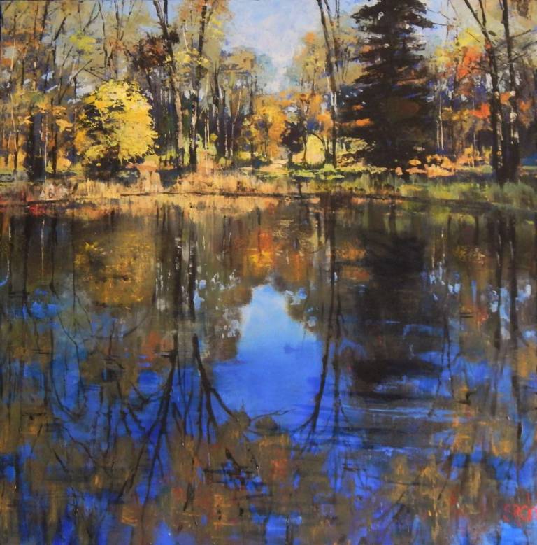 Pond in Blue - Stella Clarke
