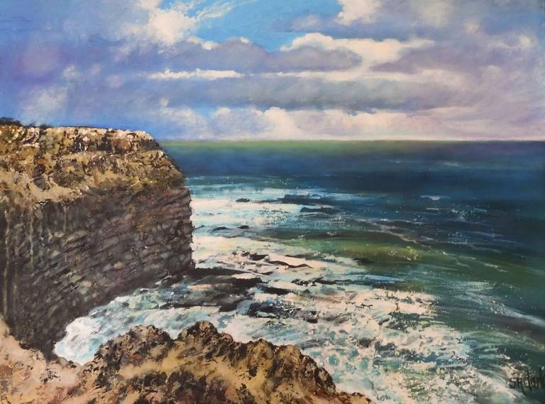 The Cape Cliff, and the Wide Green Sea - Stella Clarke