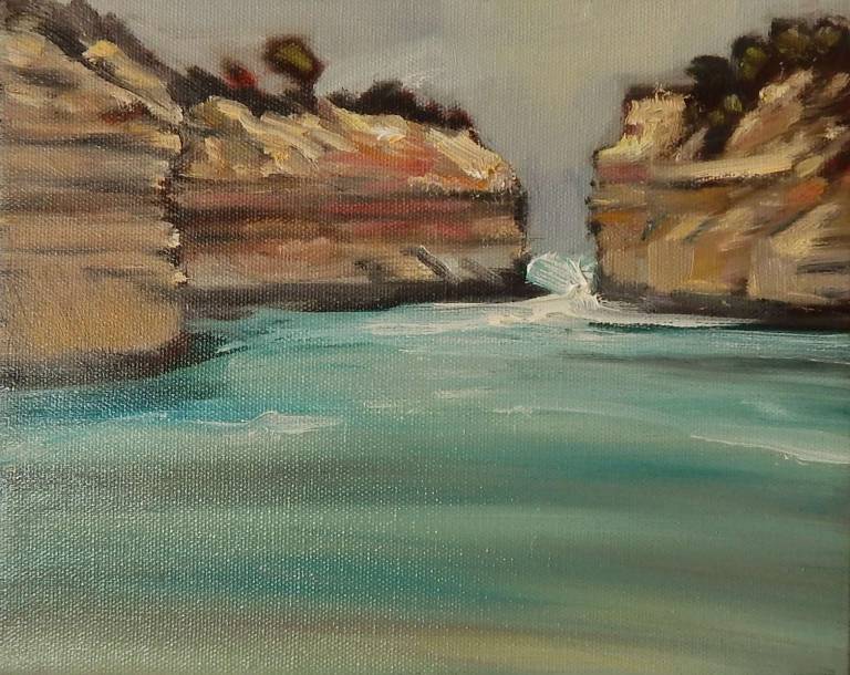 2016 QDOS GALLERY LORNE Small Seascapes - Stella Clarke