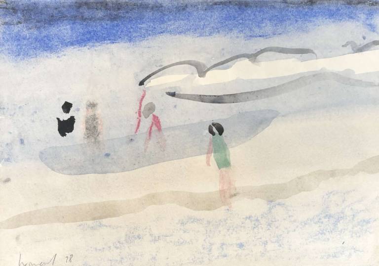 Bathers at Sennen 98' - Charles  Howard