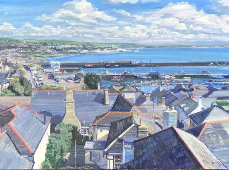 View Over Newlyn - Bernard Evans