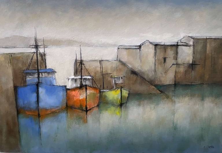 Harbour Shapes on a Calm Day - Michael Praed