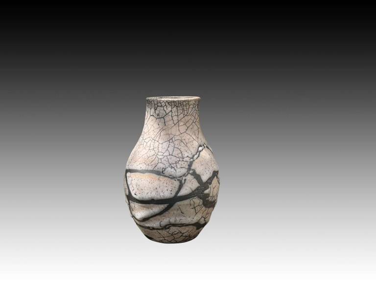 Essex Tyler : Pottery - Raku Vase