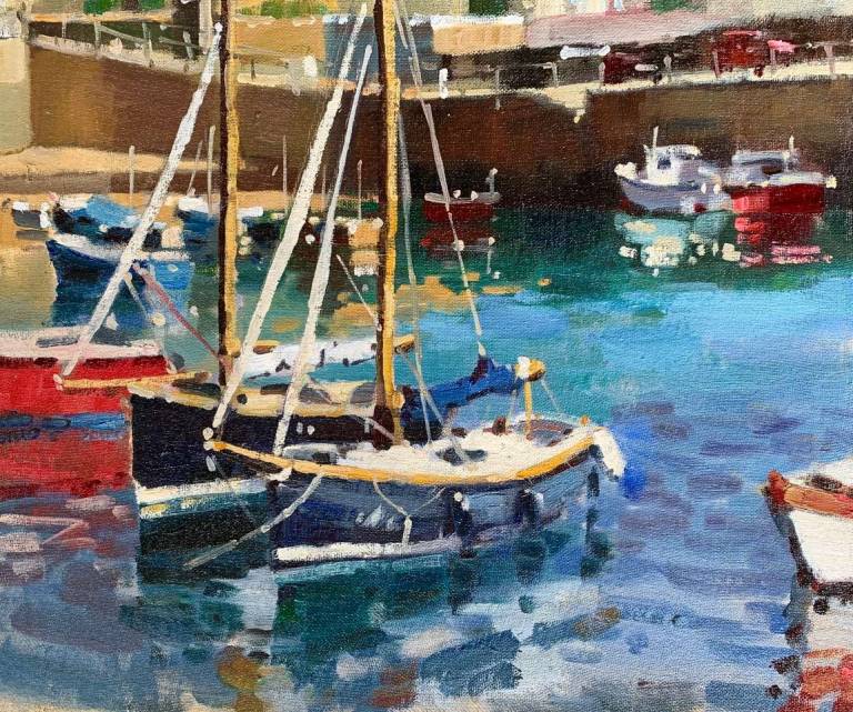 Lizzie Black - Boats in the Harbour