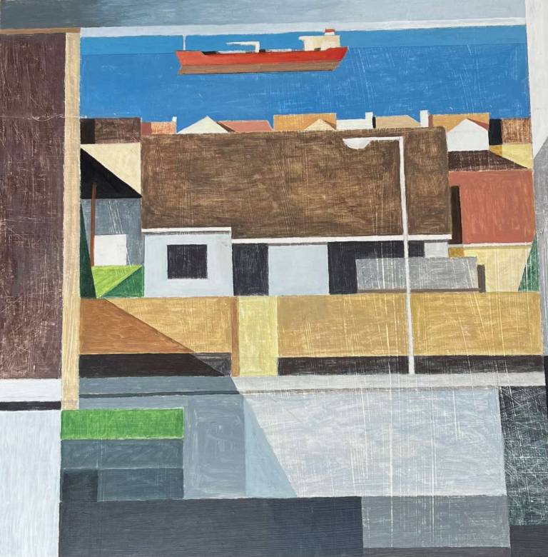 Rooftops (Ship in the Bay) - Philip Lyons