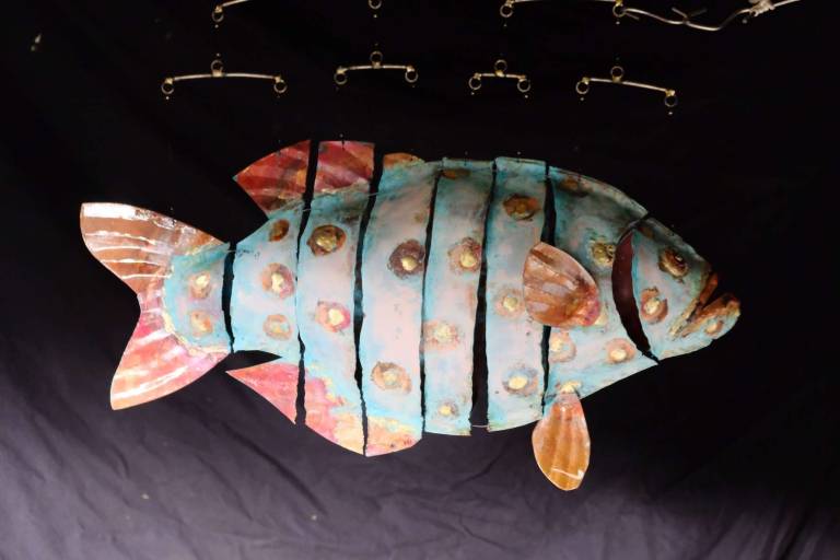 Michael Chaikin - Green fish with bronze spots