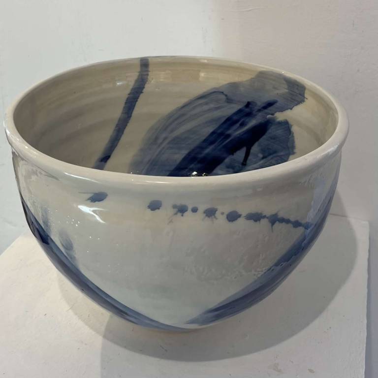 Essex Tyler : Pottery - Ocean Spray- Large Bowl