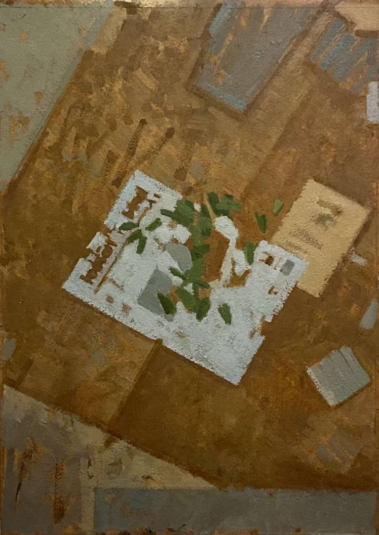 Michael Upton - Table With 3 Editions of Baudelaire
