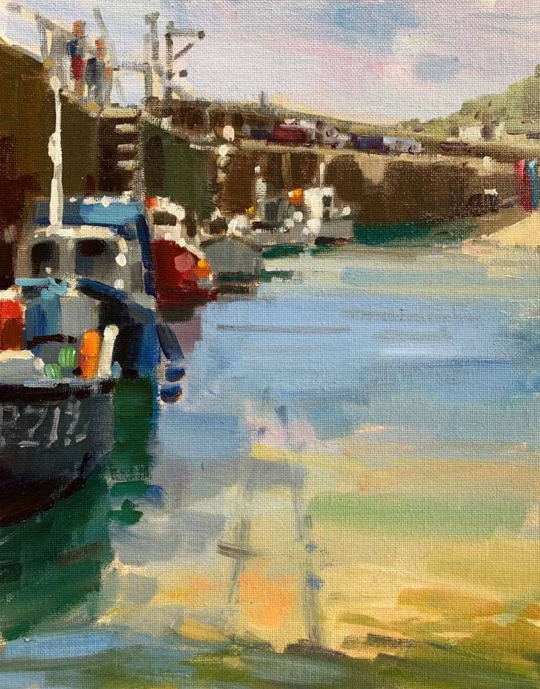 Lizzie Black AROI - Boats Along the Quay