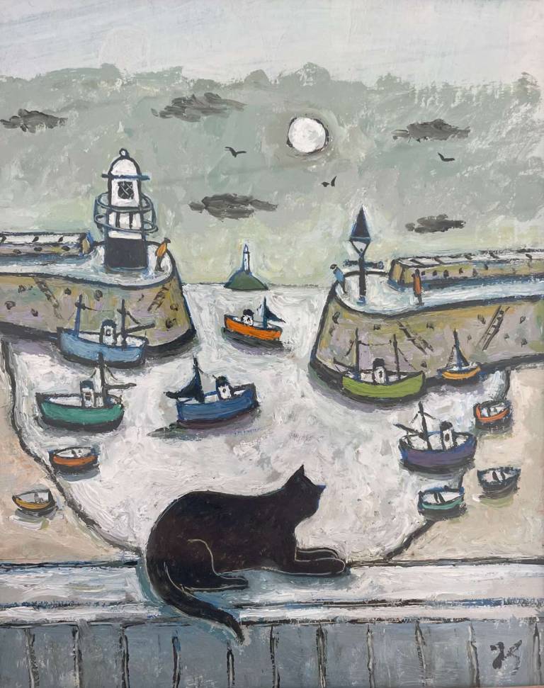 Joan Gillchrest - Moon up St'Ives